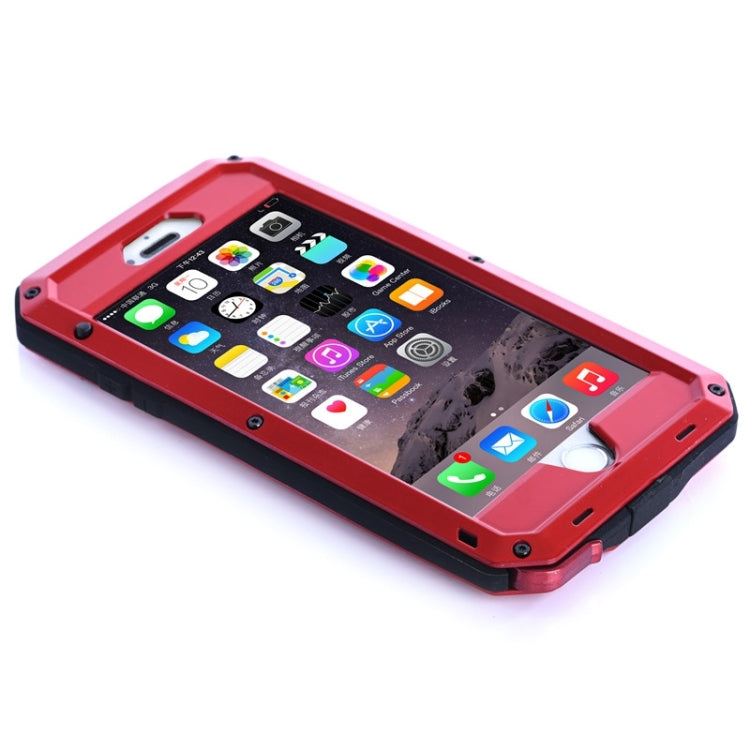 For iPhone 6 Plus & 6s Plus Waterproof Dustproof Shockproof Metal Armour Protective Case