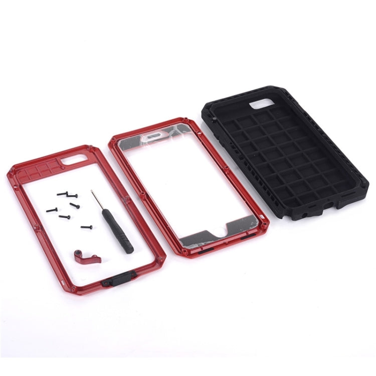 For iPhone 6 Plus & 6s Plus Waterproof Dustproof Shockproof Metal Armour Protective Case
