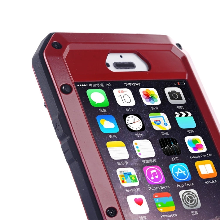 For iPhone 6 Plus & 6s Plus Waterproof Dustproof Shockproof Metal Armour Protective Case