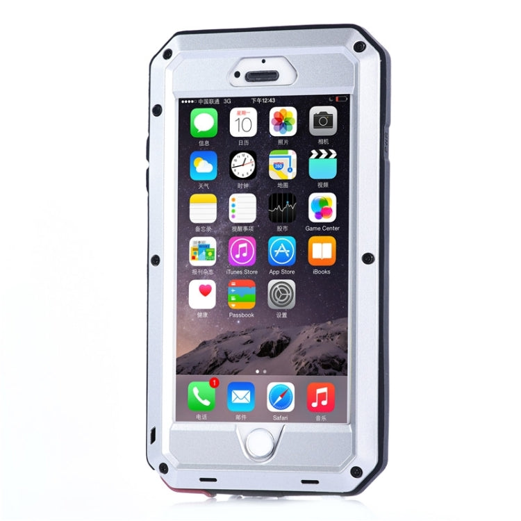 For iPhone 6 Plus & 6s Plus Waterproof Dustproof Shockproof Metal Armour Protective Case