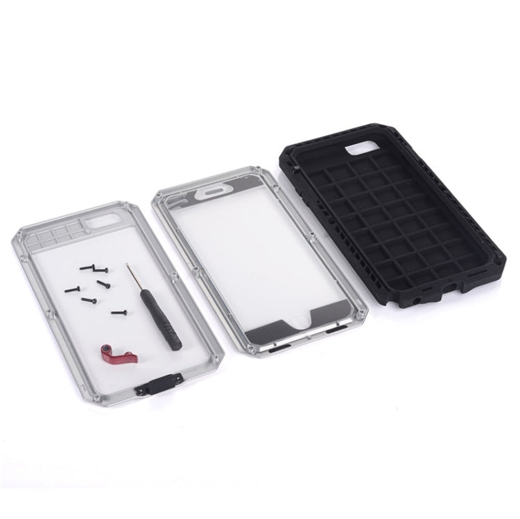 For iPhone 6 Plus & 6s Plus Waterproof Dustproof Shockproof Metal Armour Protective Case