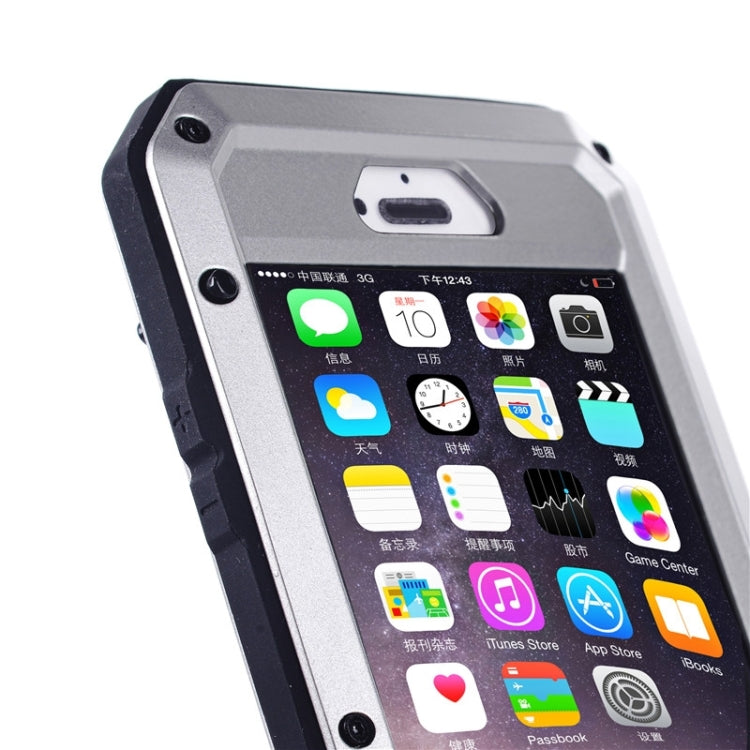 For iPhone 6 Plus & 6s Plus Waterproof Dustproof Shockproof Metal Armour Protective Case