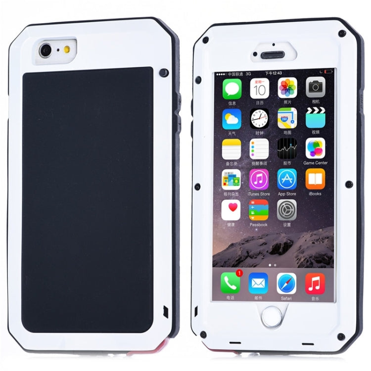 For iPhone 6 Plus & 6s Plus Waterproof Dustproof Shockproof Metal Armour Protective Case
