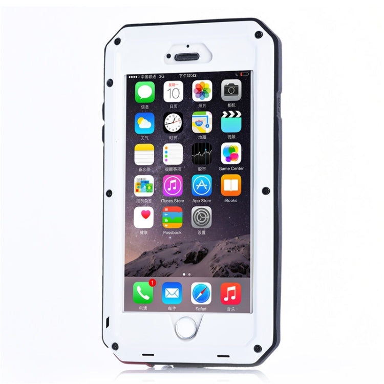 For iPhone 6 Plus & 6s Plus Waterproof Dustproof Shockproof Metal Armour Protective Case