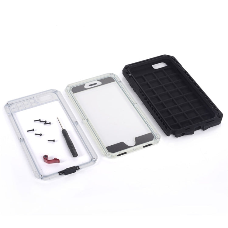 For iPhone 6 Plus & 6s Plus Waterproof Dustproof Shockproof Metal Armour Protective Case