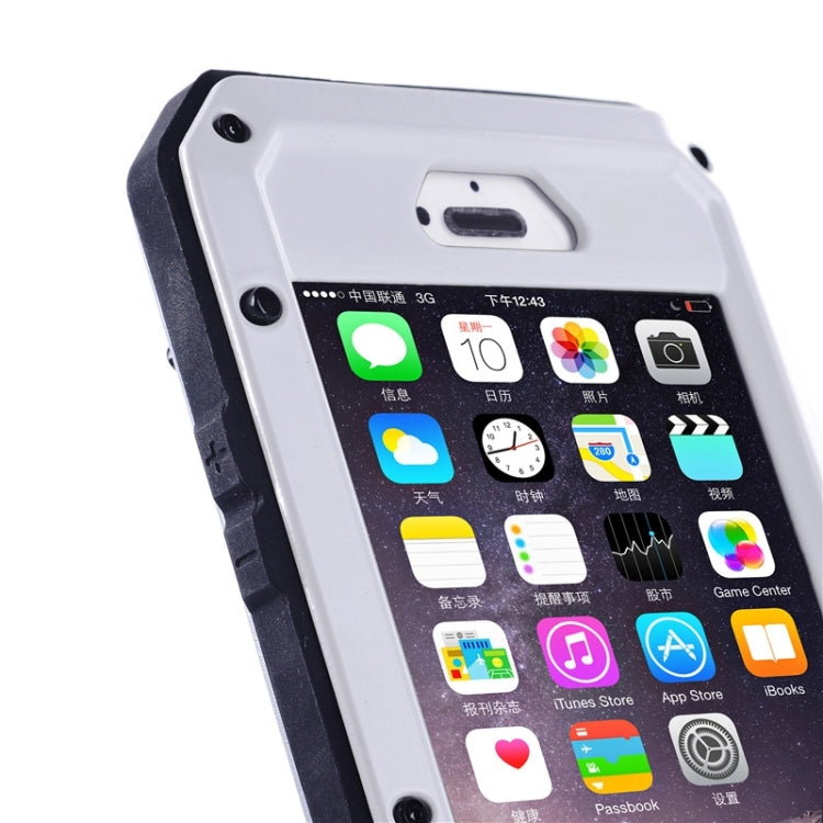 For iPhone 6 Plus & 6s Plus Waterproof Dustproof Shockproof Metal Armour Protective Case