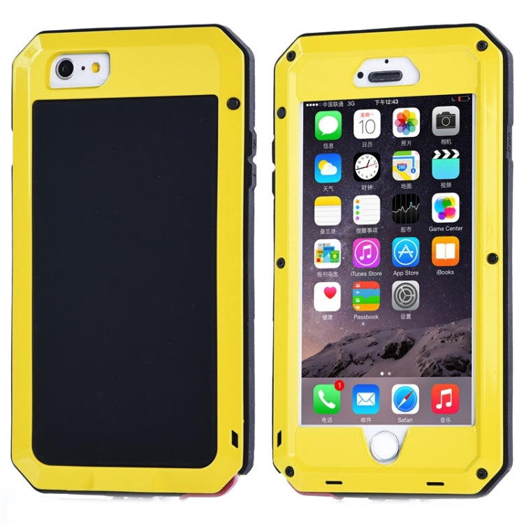For iPhone 6 Plus & 6s Plus Waterproof Dustproof Shockproof Metal Armour Protective Case
