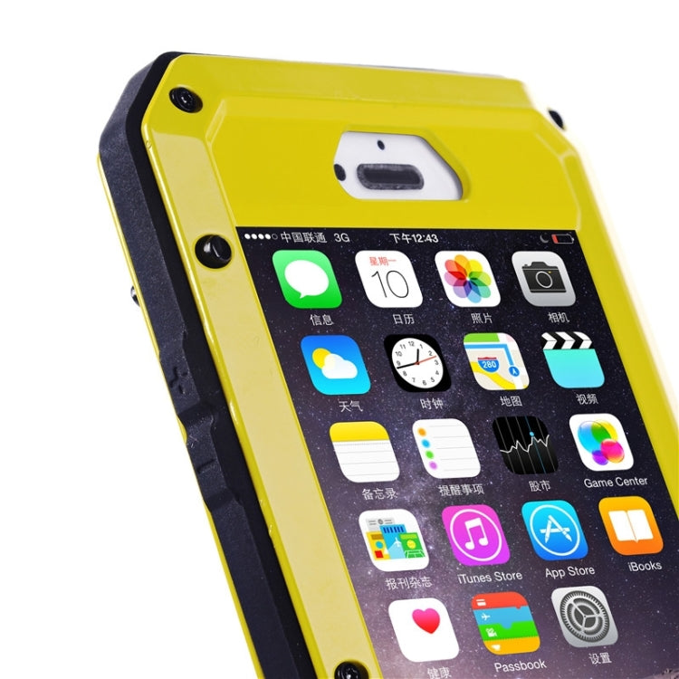 For iPhone 6 Plus & 6s Plus Waterproof Dustproof Shockproof Metal Armour Protective Case