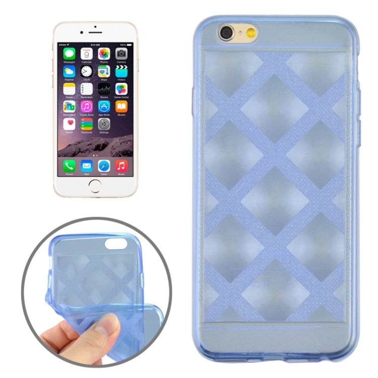 Ultra-thin Shimmering Powder 3D Diamond Pattern TPU Case for iPhone 6 Plus & 6S Plus