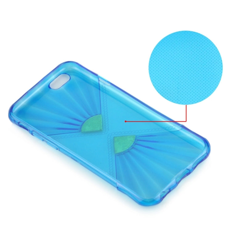 0.6mm Ultra-thin Double Fans Diamond-encrusted TPU Case for iPhone 6 Plus & 6S Plus
