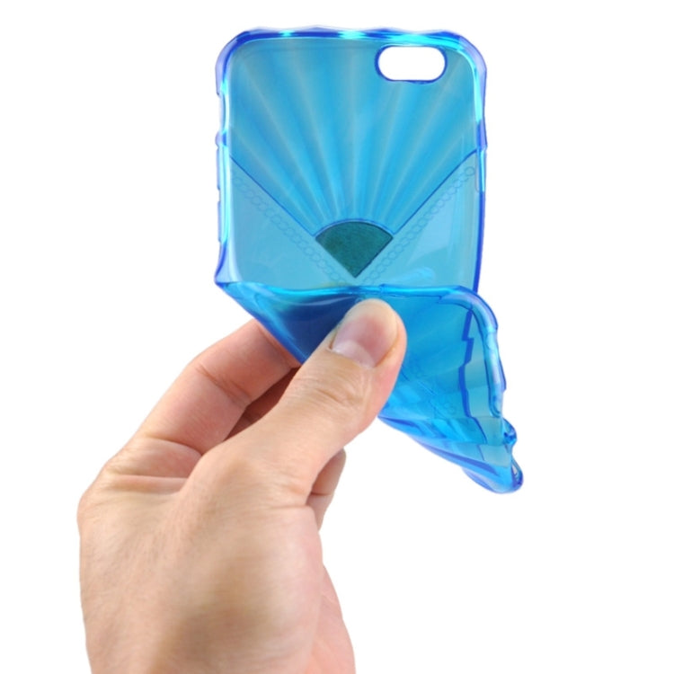 0.6mm Ultra-thin Double Fans Diamond-encrusted TPU Case for iPhone 6 Plus & 6S Plus