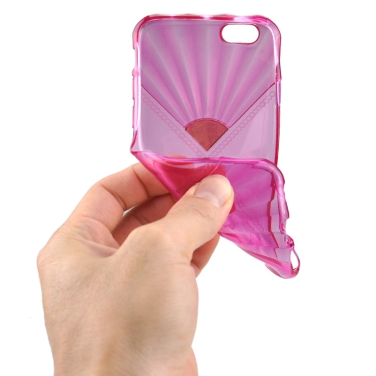 0.6mm Ultra-thin Double Fans Diamond-encrusted TPU Case for iPhone 6 Plus & 6S Plus