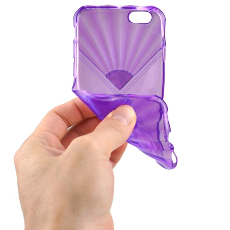 0.6mm Ultra-thin Double Fans Diamond-encrusted TPU Case for iPhone 6 Plus & 6S Plus