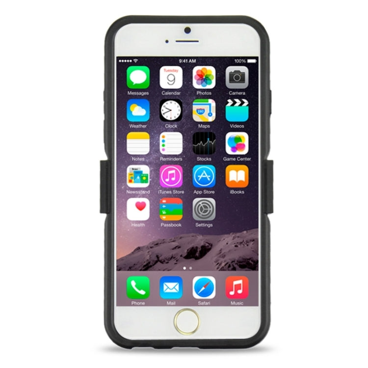 Plastic and TPU Combination Case with Rotatable Clip and Holder for iPhone 6 Plus & 6S Plus
