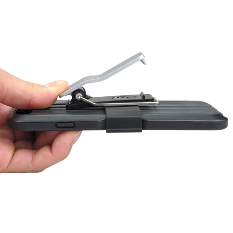 Plastic and TPU Combination Case with Rotatable Clip and Holder for iPhone 6 Plus & 6S Plus