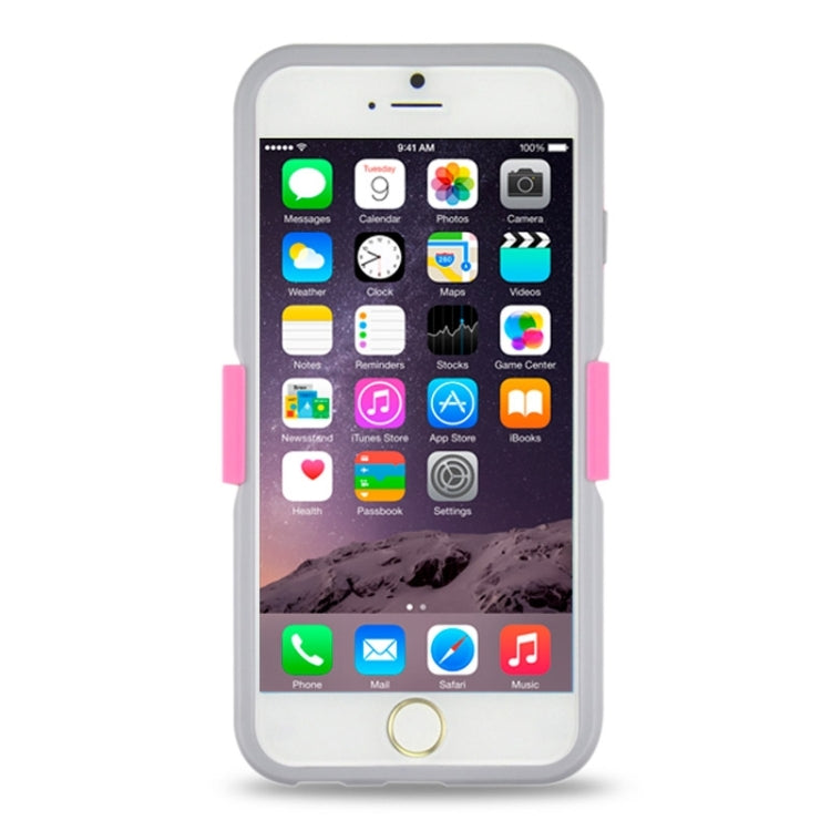 Plastic and TPU Combination Case with Rotatable Clip and Holder for iPhone 6 Plus & 6S Plus