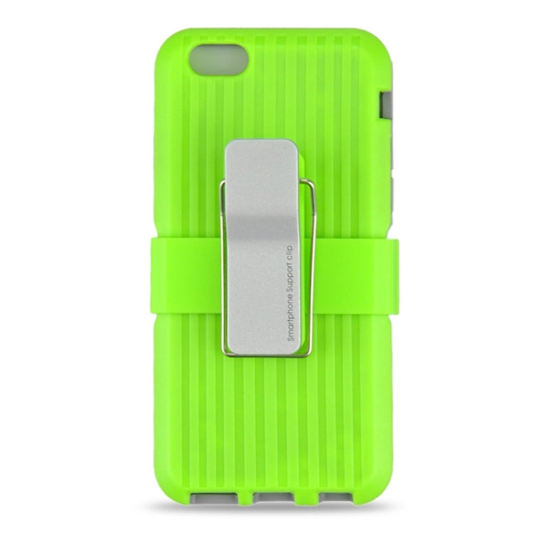 Plastic and TPU Combination Case with Rotatable Clip and Holder for iPhone 6 Plus & 6S Plus