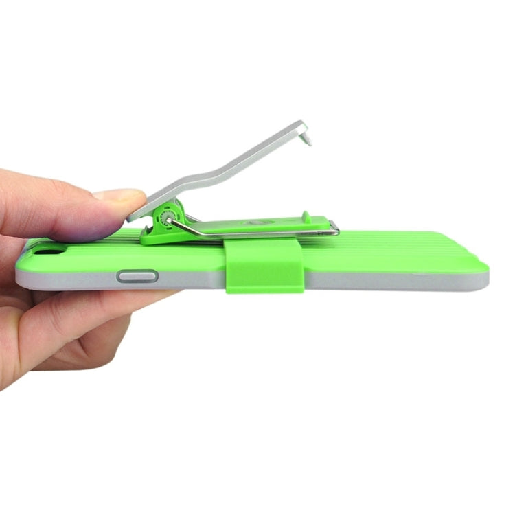 Plastic and TPU Combination Case with Rotatable Clip and Holder for iPhone 6 Plus & 6S Plus