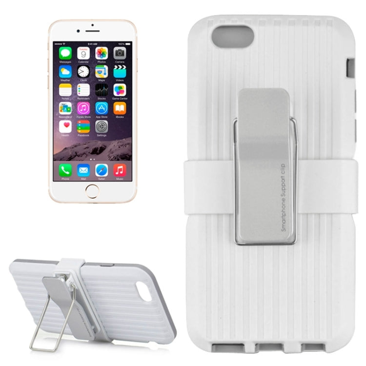 Plastic and TPU Combination Case with Rotatable Clip and Holder for iPhone 6 Plus & 6S Plus