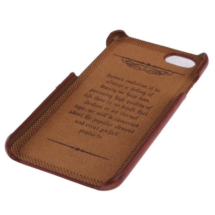 Deluxe Retro PU Leather Back Cover Case with Card Slots with Fashion Logo for iPhone 6 Plus & 6S Plus