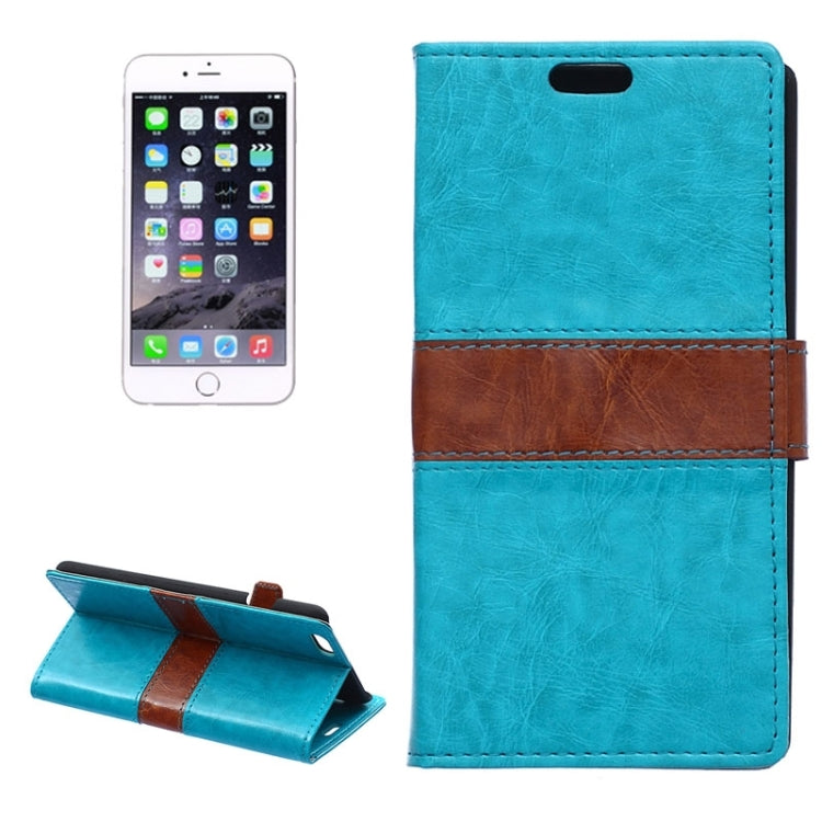 Crazy Horse Texture Horizontal Flip Color Matching Leather Case with Card Slots & Wallet & Holder for iPhone 6 Plus & 6S Plus
