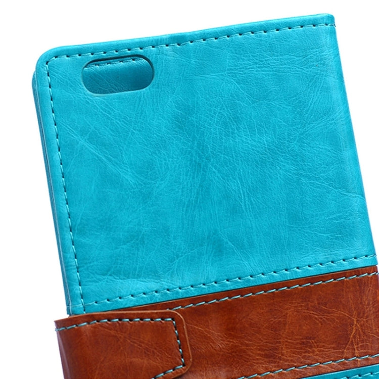 Crazy Horse Texture Horizontal Flip Color Matching Leather Case with Card Slots & Wallet & Holder for iPhone 6 Plus & 6S Plus