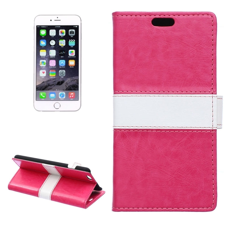 Crazy Horse Texture Horizontal Flip Color Matching Leather Case with Card Slots & Wallet & Holder for iPhone 6 Plus & 6S Plus