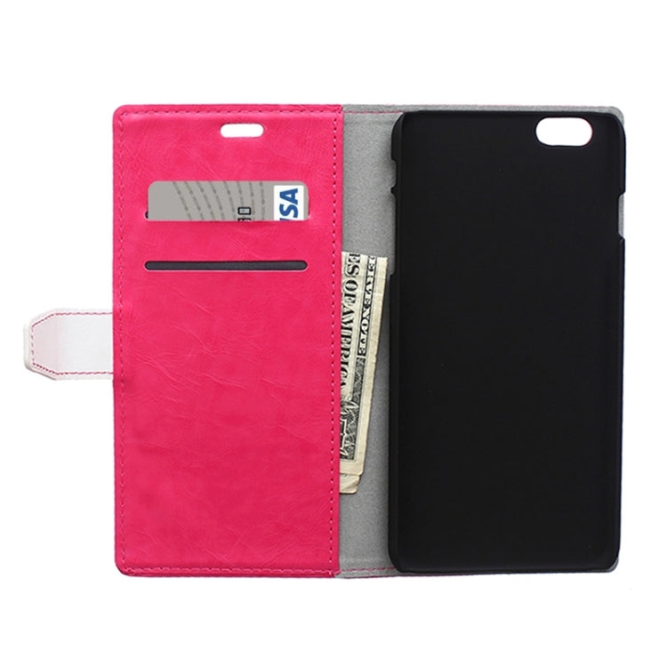 Crazy Horse Texture Horizontal Flip Color Matching Leather Case with Card Slots & Wallet & Holder for iPhone 6 Plus & 6S Plus