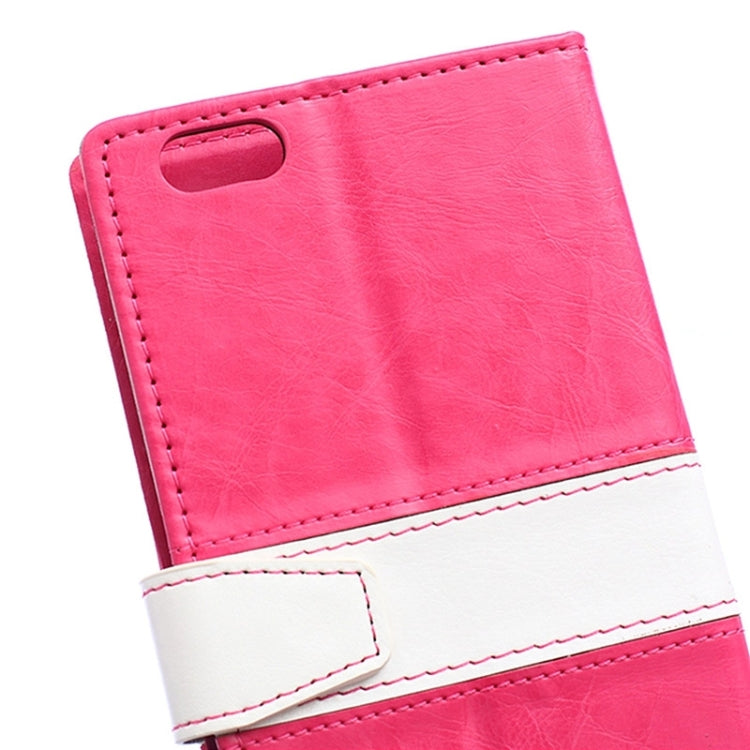 Crazy Horse Texture Horizontal Flip Color Matching Leather Case with Card Slots & Wallet & Holder for iPhone 6 Plus & 6S Plus