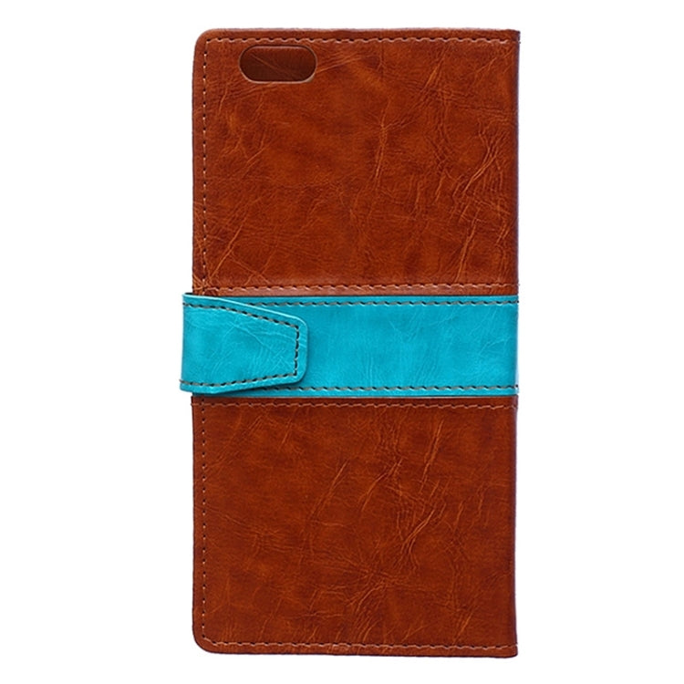 Crazy Horse Texture Horizontal Flip Color Matching Leather Case with Card Slots & Wallet & Holder for iPhone 6 Plus & 6S Plus