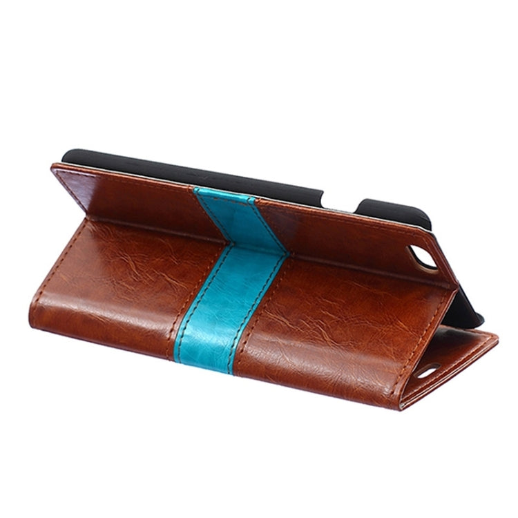 Crazy Horse Texture Horizontal Flip Color Matching Leather Case with Card Slots & Wallet & Holder for iPhone 6 Plus & 6S Plus