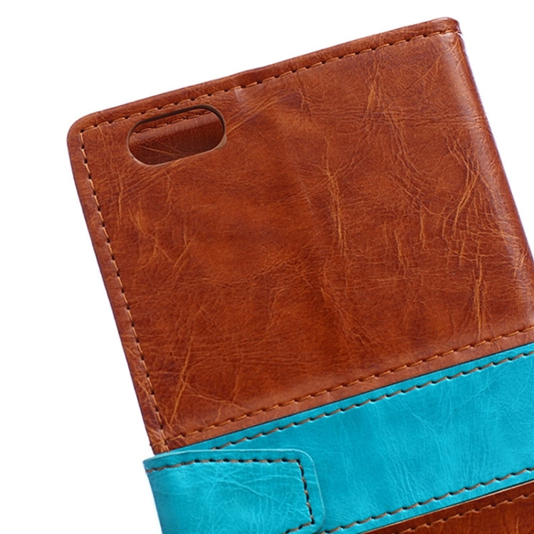 Crazy Horse Texture Horizontal Flip Color Matching Leather Case with Card Slots & Wallet & Holder for iPhone 6 Plus & 6S Plus