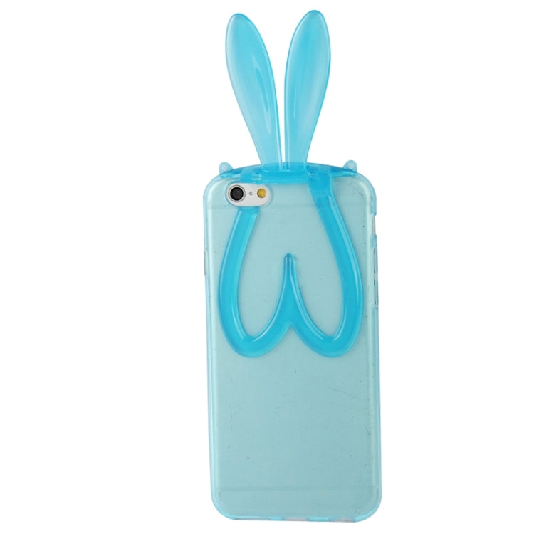 3D Folding Rabbit Ear Pattern TPU Protective Case for iPhone 6 Plus & 6S Plus