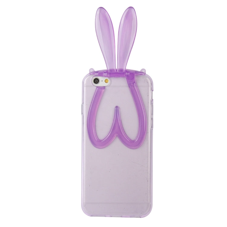 3D Folding Rabbit Ear Pattern TPU Protective Case for iPhone 6 Plus & 6S Plus