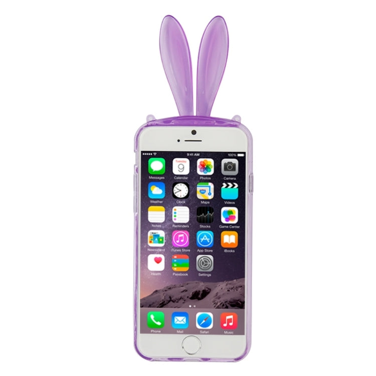 3D Folding Rabbit Ear Pattern TPU Protective Case for iPhone 6 Plus & 6S Plus
