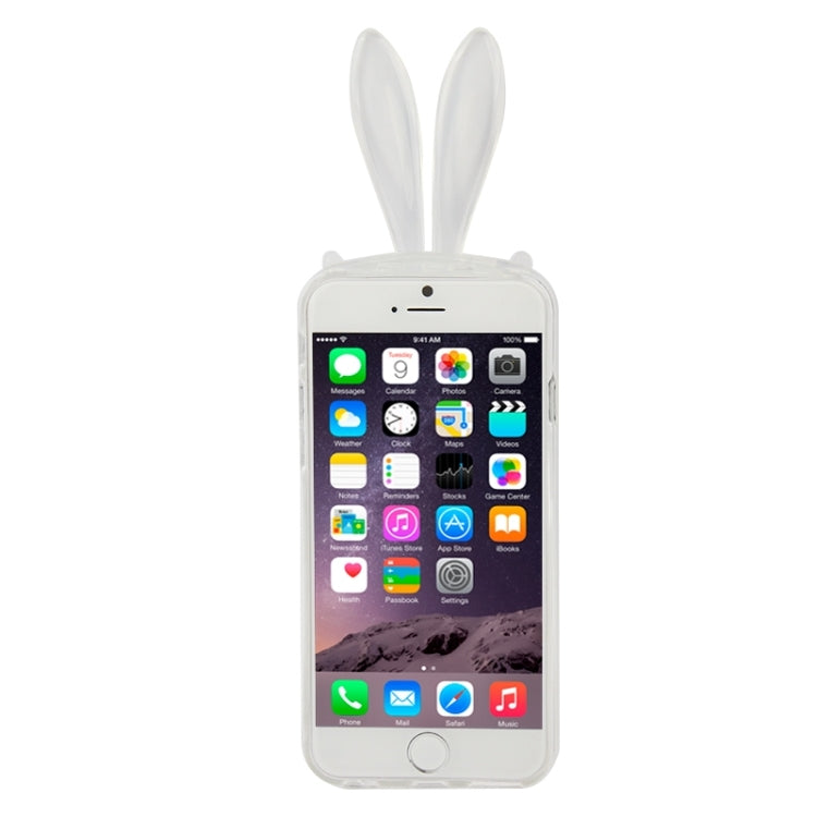 3D Folding Rabbit Ear Pattern TPU Protective Case for iPhone 6 Plus & 6S Plus