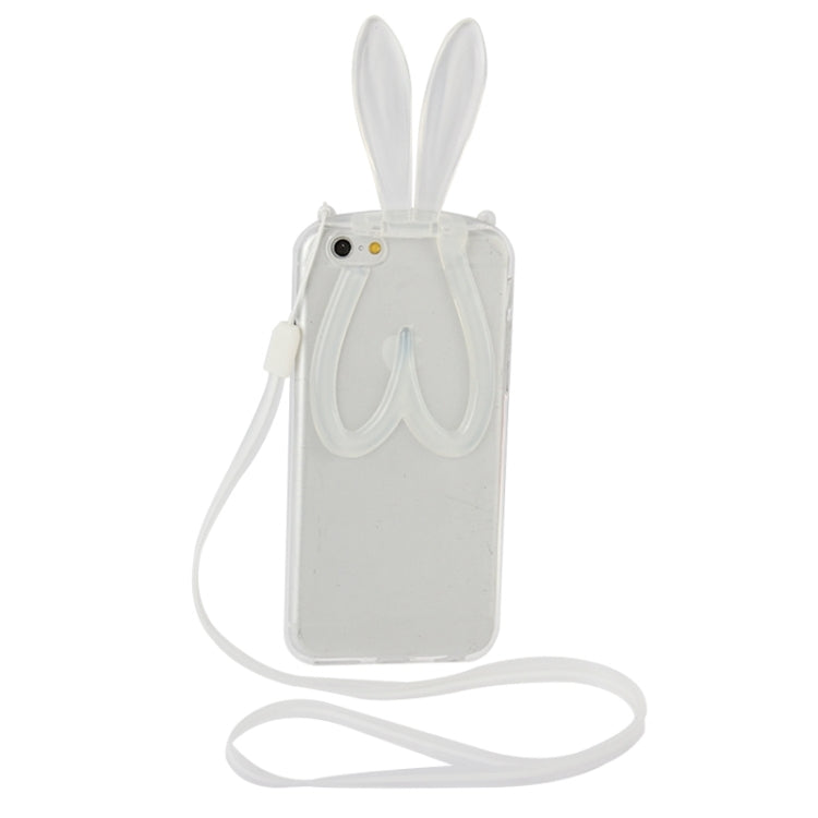 3D Folding Rabbit Ear Pattern TPU Protective Case for iPhone 6 Plus & 6S Plus