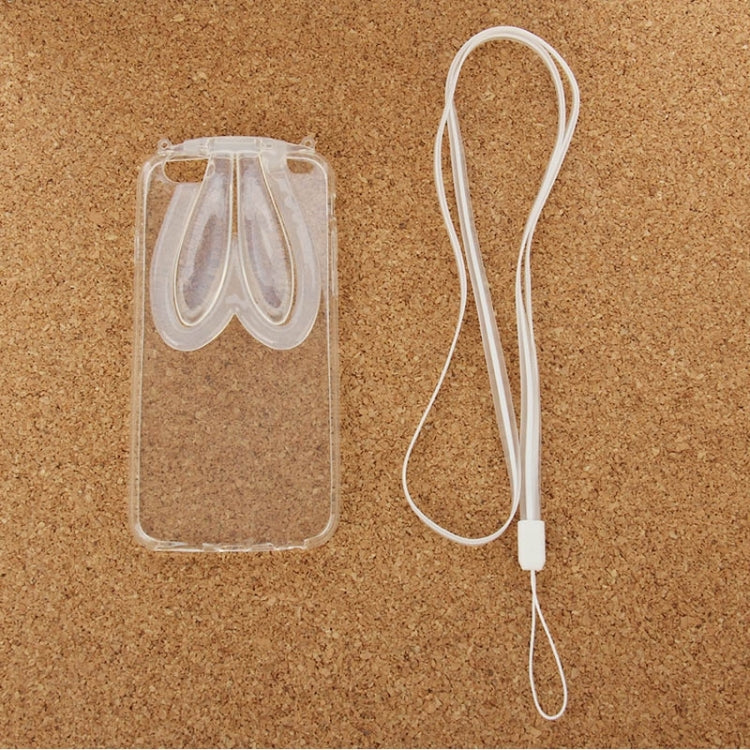 3D Folding Rabbit Ear Pattern TPU Protective Case for iPhone 6 Plus & 6S Plus