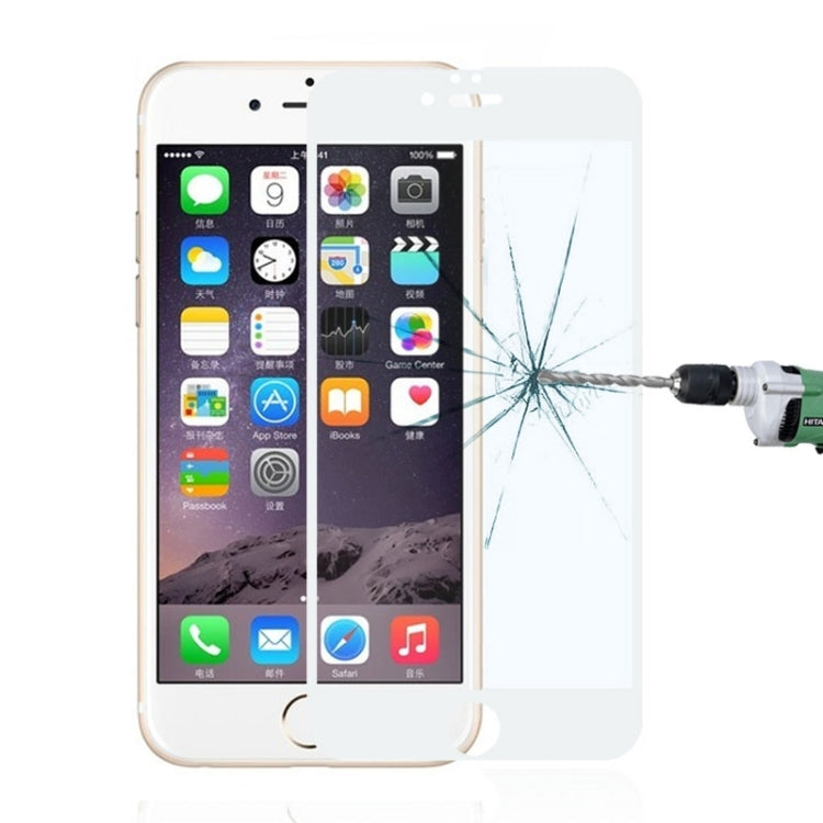 Ultrathin 0.3mm 2.5D Colorful Electroplating Anti Blue-ray Tempered Glass Film for iPhone 6 Plus