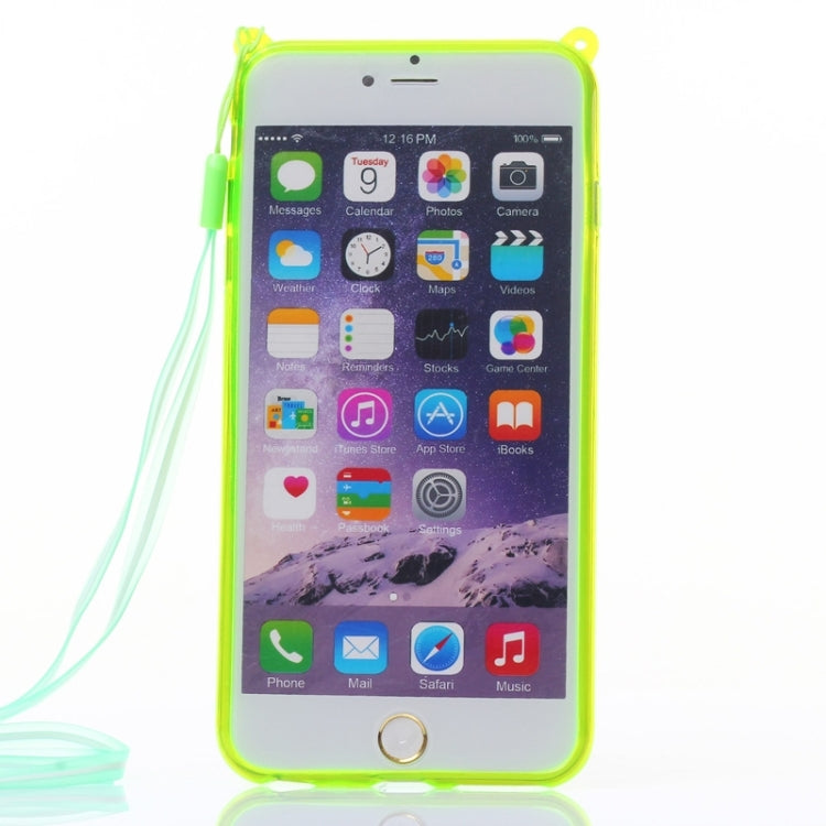 Rabbit Pattern TPU Protective Case with Lanyard and Holder for iPhone 6 Plus & 6S Plus