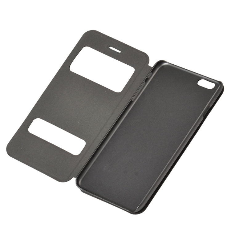 Horizontal Flip Leather Case with Holder & Wake-up / Sleep Function & Caller ID Display for iPhone 6 Plus & 6S Plus