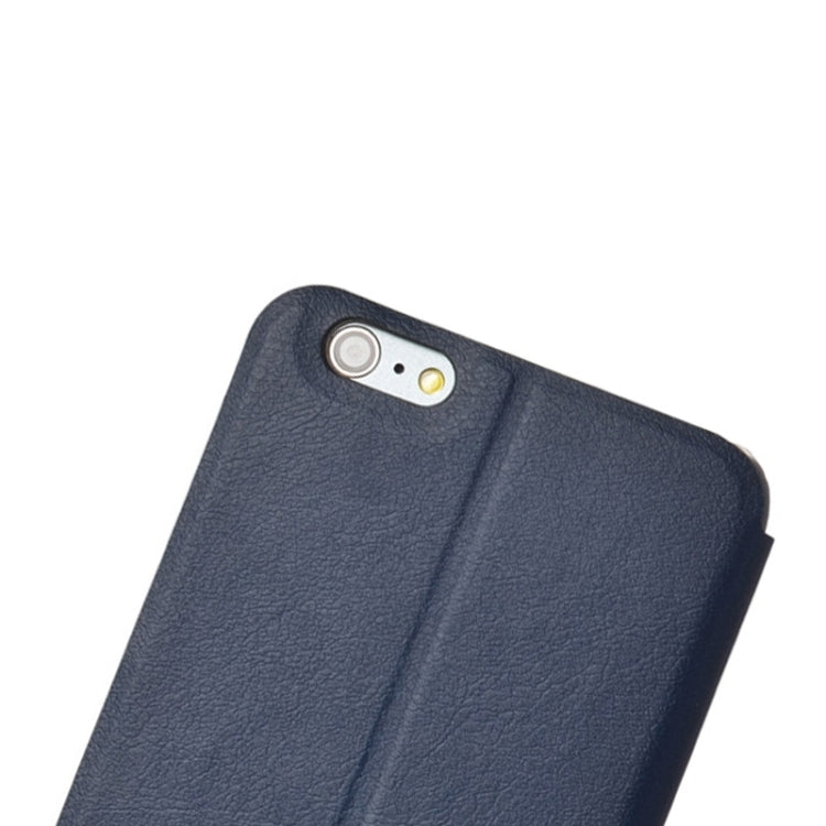 Horizontal Flip Leather Case with Holder & Wake-up / Sleep Function & Caller ID Display for iPhone 6 Plus & 6S Plus