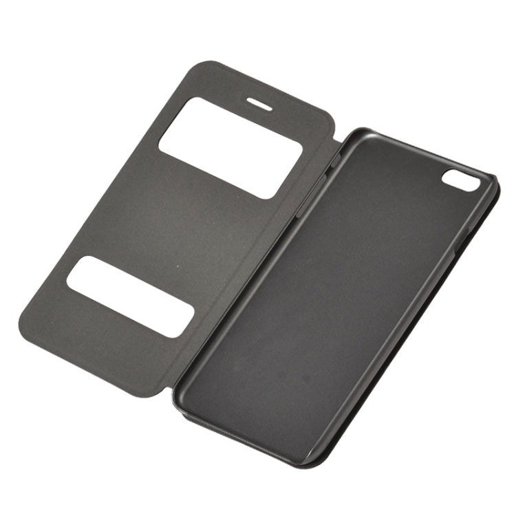 Horizontal Flip Leather Case with Holder & Wake-up / Sleep Function & Caller ID Display for iPhone 6 Plus & 6S Plus