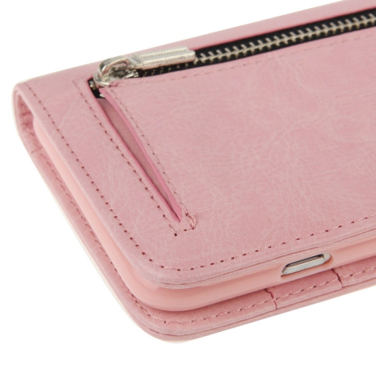 2 in 1 Separable Crazy Horse Texture Wallet Style Flip Leather Case for iPhone 6 Plus