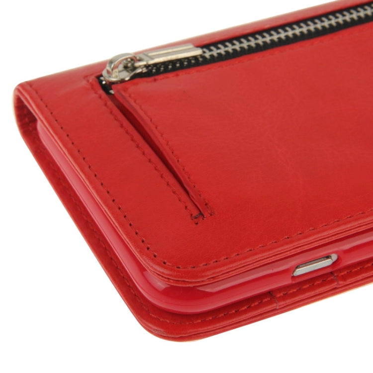 2 in 1 Separable Crazy Horse Texture Wallet Style Flip Leather Case for iPhone 6 Plus