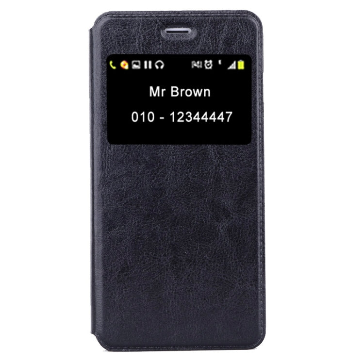 Crazy Horse Texture Leather Case with Holder & Call Display for iPhone 6 Plus & 6S Plus