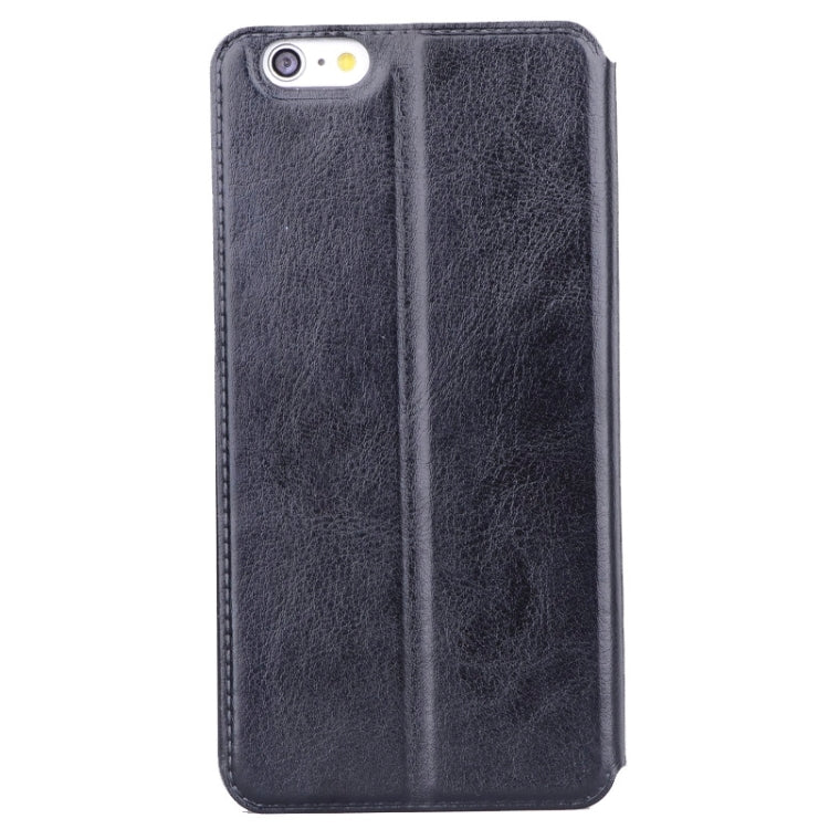 Crazy Horse Texture Leather Case with Holder & Call Display for iPhone 6 Plus & 6S Plus