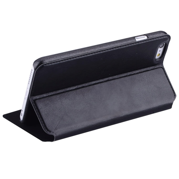 Crazy Horse Texture Leather Case with Holder & Call Display for iPhone 6 Plus & 6S Plus