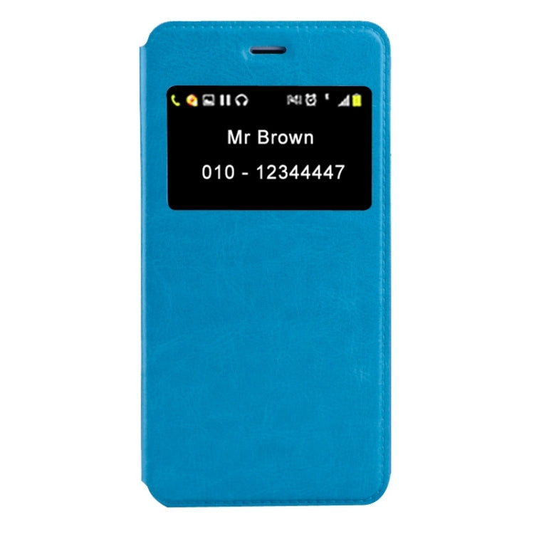 Crazy Horse Texture Leather Case with Holder & Call Display for iPhone 6 Plus & 6S Plus
