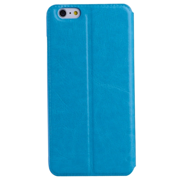 Crazy Horse Texture Leather Case with Holder & Call Display for iPhone 6 Plus & 6S Plus